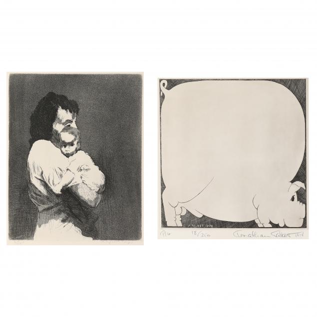 two-associated-american-artists-etchings-jonathan-talbot-and-raphael-soyer
