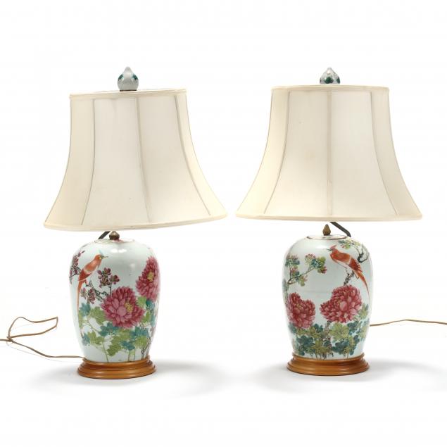 a-pair-of-chinese-famille-rose-ginger-jar-table-lamps