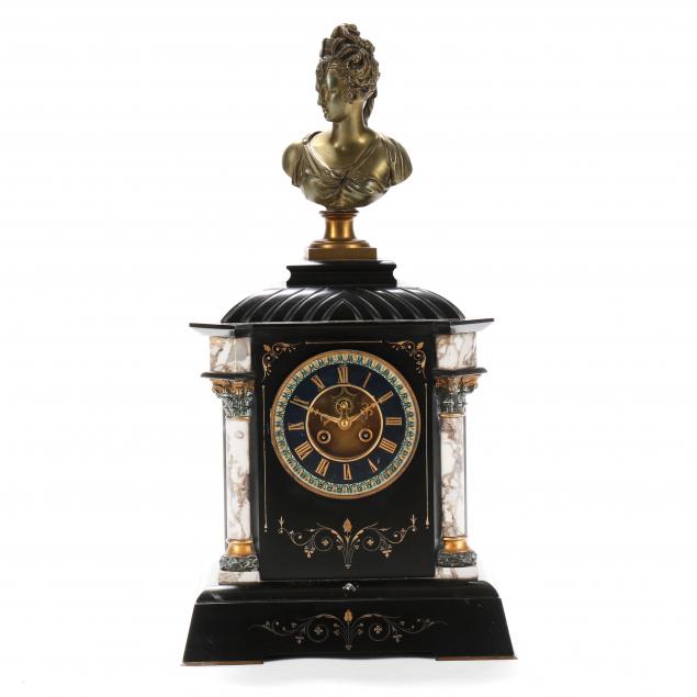 french-slate-and-gilt-bronze-figural-mantel-clock