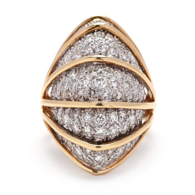 bi-color-gold-and-diamond-dome-ring