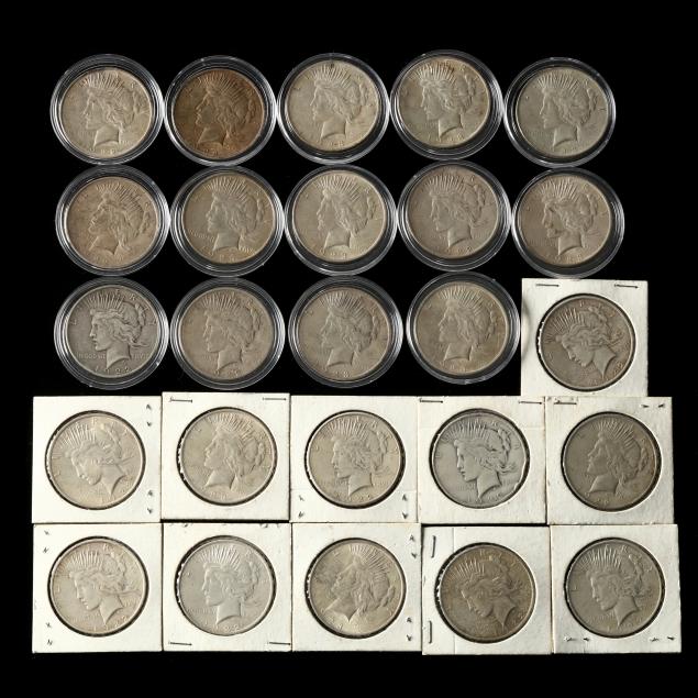 twenty-five-25-peace-silver-dollars