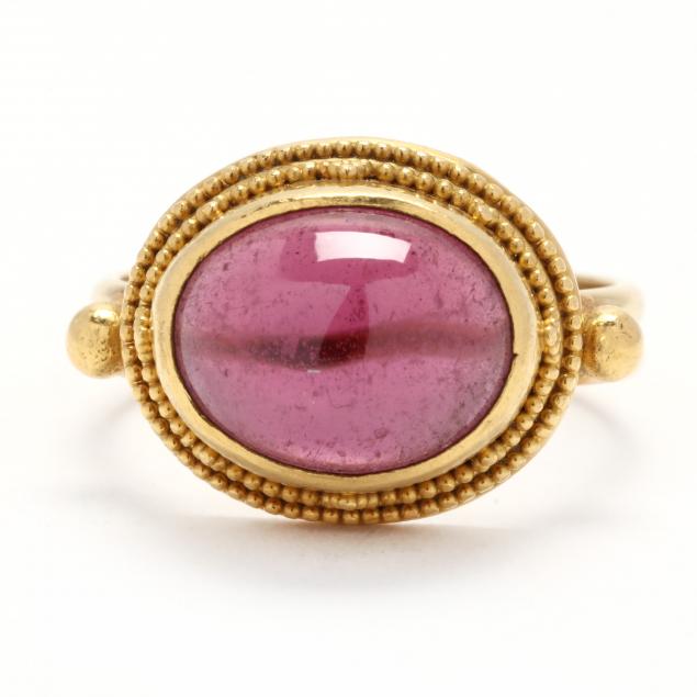 etruscan-style-gold-and-rhodolite-ring