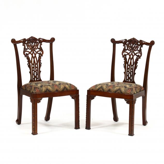 maitland-smith-pair-of-chippendale-style-carved-mahogany-side-chairs