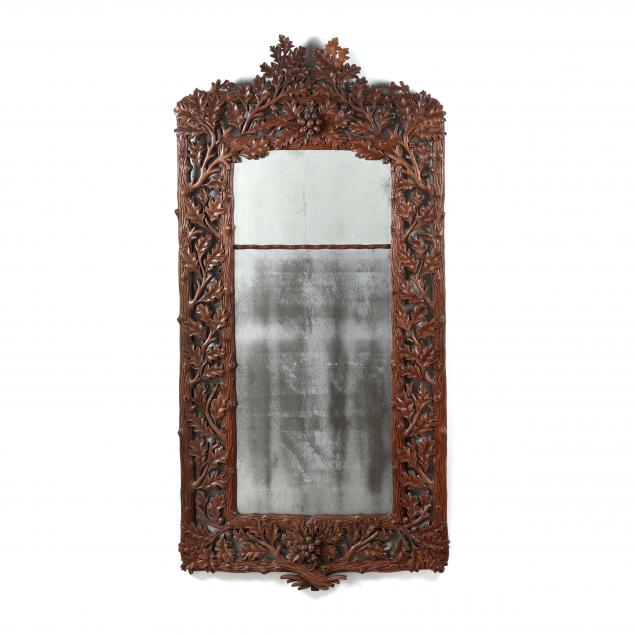black-forest-style-relief-carved-double-plate-mirror
