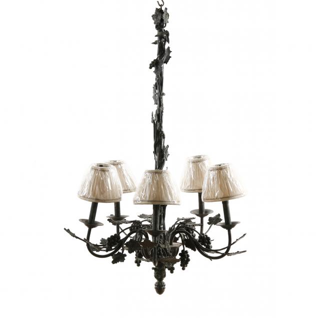 maitland-smith-bronze-grapevine-five-light-chandelier
