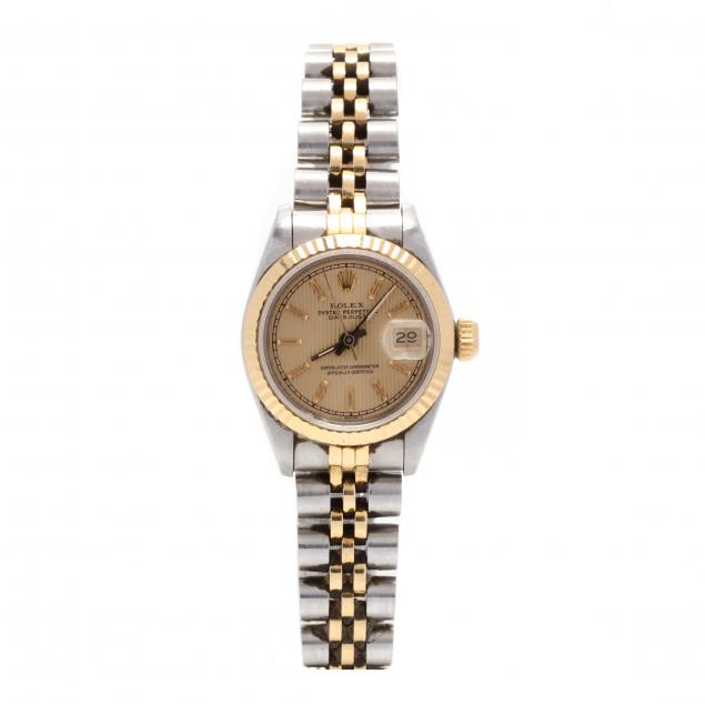 lady-s-two-tone-oyster-perpetual-datejust-watch-rolex