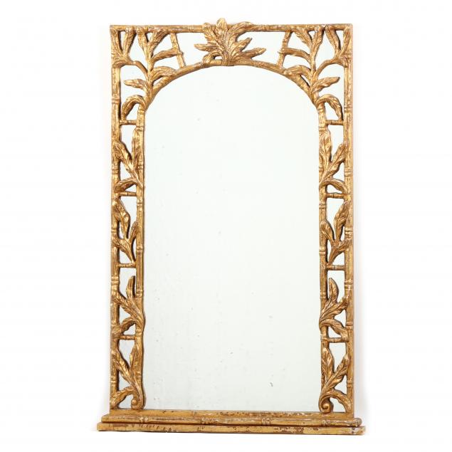 carved-and-gilt-faux-bois-mirror