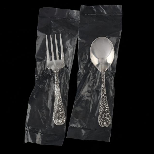 stieff-i-rose-i-sterling-silver-baby-fork-spoon