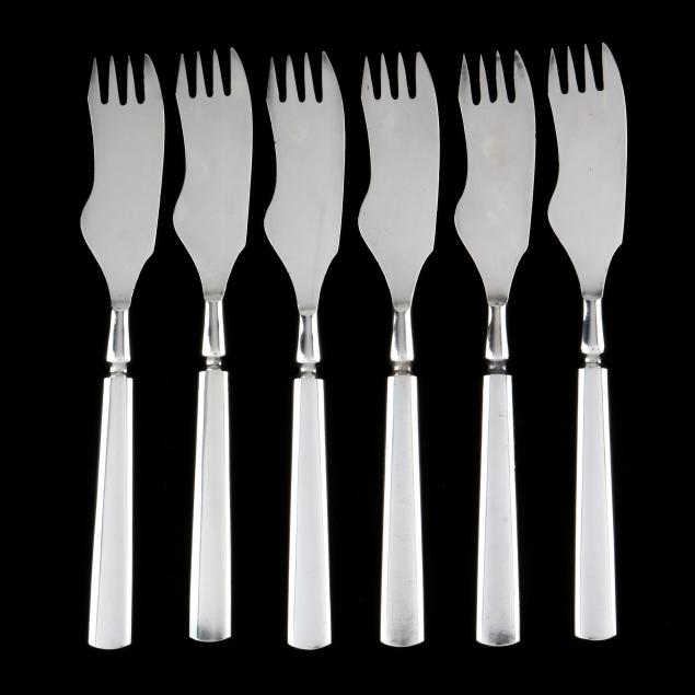 set-of-six-silverplate-melon-forks