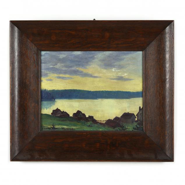 charles-edwin-kinkead-american-1861-1946-sunset-lake-scene