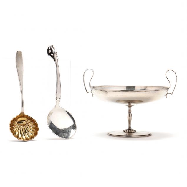 three-scandinavian-silver-tableware-accessories