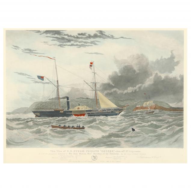 framed-print-of-the-h-m-steam-frigate-geyser