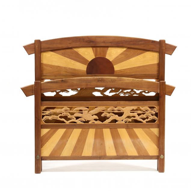 american-craft-asian-themed-queen-size-bed
