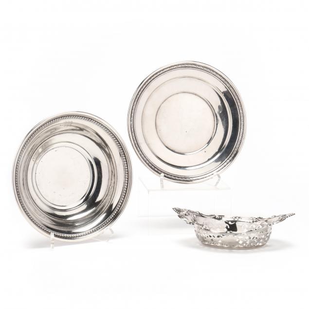 three-american-sterling-silver-dishes