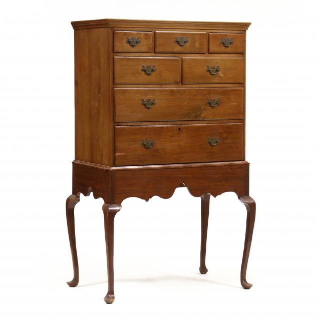 american-antique-queen-anne-walnut-highboy