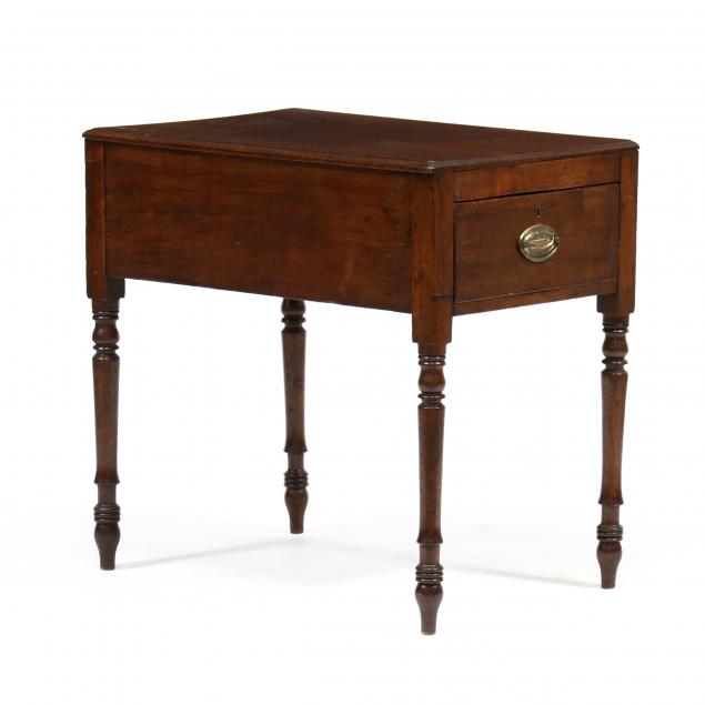 antique-english-mahogany-one-drawer-side-table