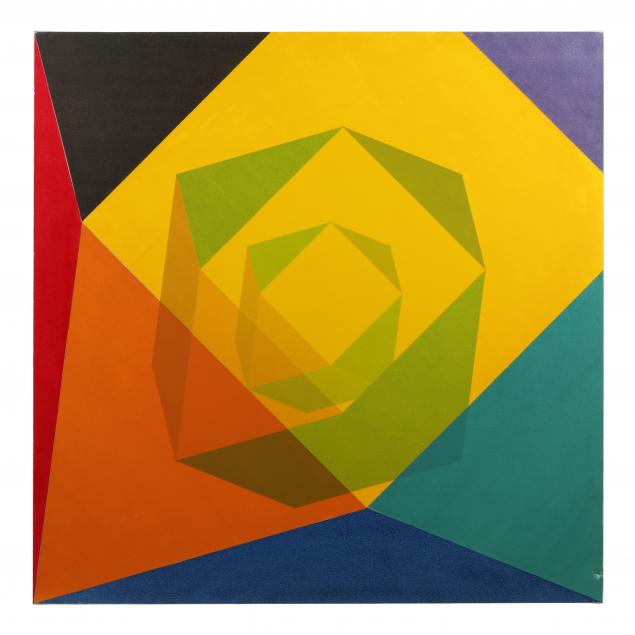 john-hiigli-american-1943-2017-i-cuboctahedra-yellow-yellow-yellow-i