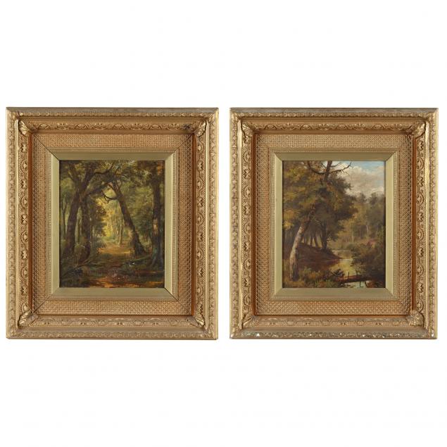 american-school-19th-century-a-pair-of-forest-interiors