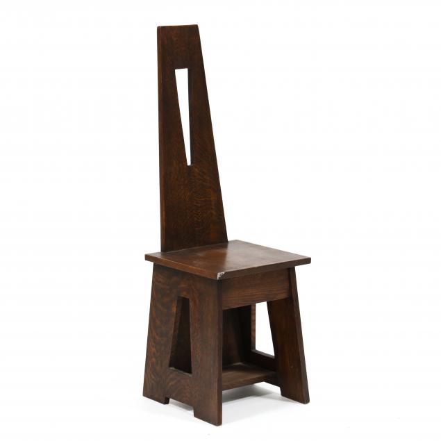 limbert-mission-oak-hall-chair