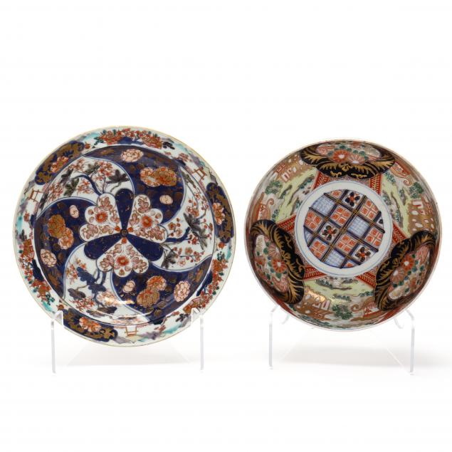 two-japanese-imari-porcelain-bowls