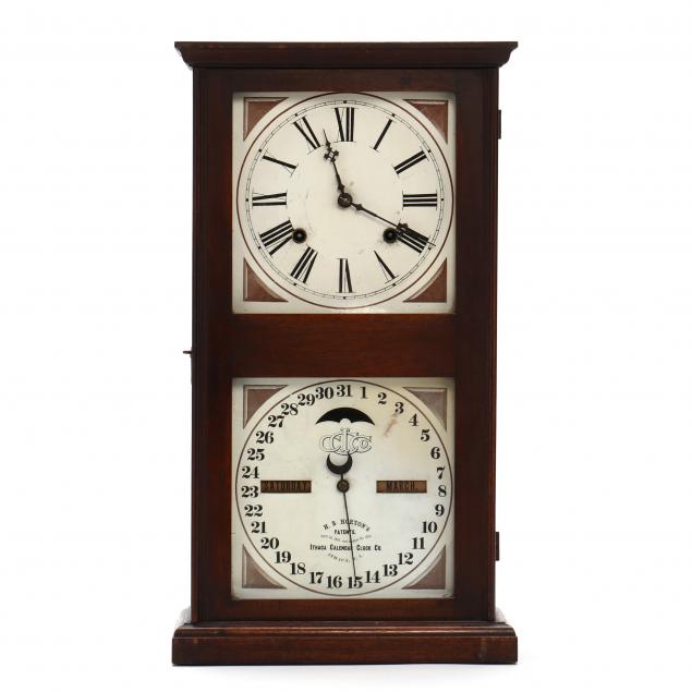 ithaca-i-farmers-no-10-i-double-dial-calendar-clock