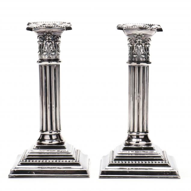 pair-of-antique-american-sterling-silver-columnar-candlesticks