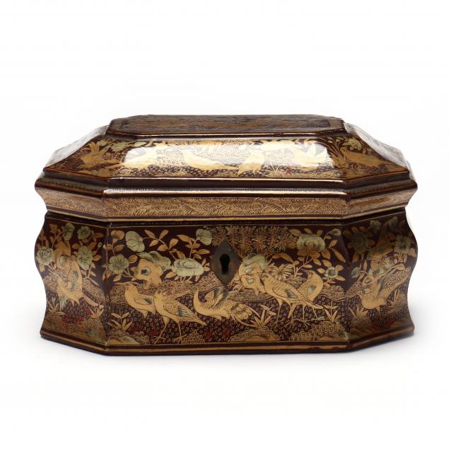 a-chinese-export-lacquered-and-gilt-tea-caddy