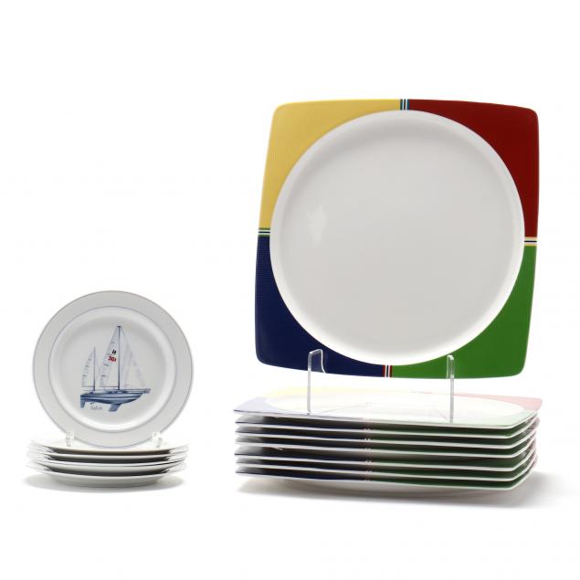 14-designer-nautical-theme-plates-including-saks-fifth-avenue