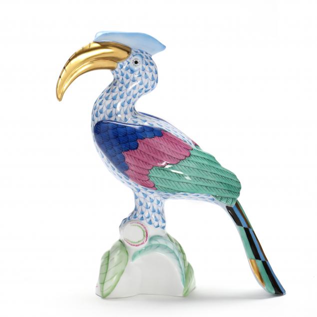 herend-figurine-of-a-hornbill