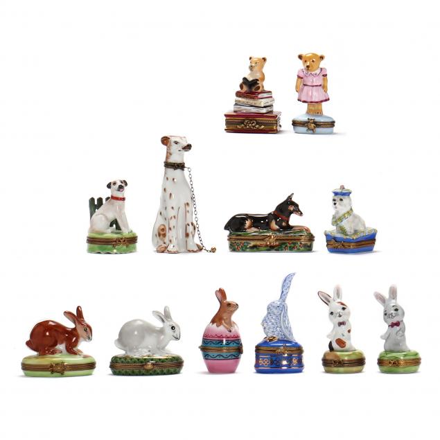 12-limoges-porcelain-trinket-boxes-animal-related