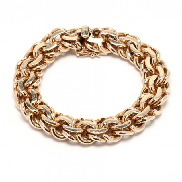 vintage-heavy-gold-curb-link-bracelet-tiffany-co