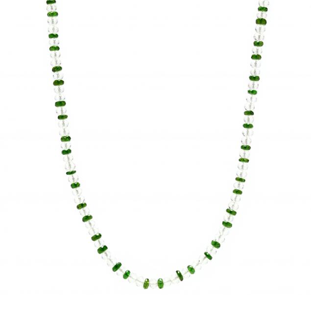 rock-crystal-and-chrome-diopside-bead-necklace
