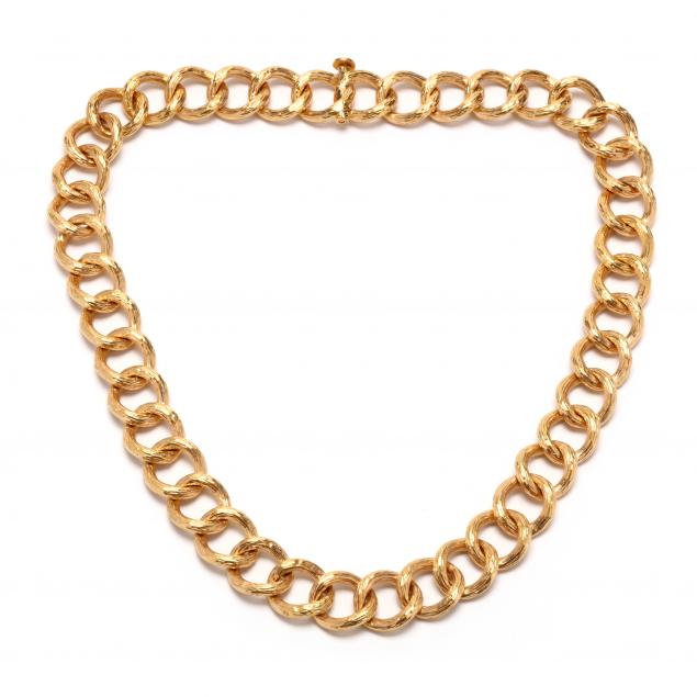 high-karat-gold-link-necklace