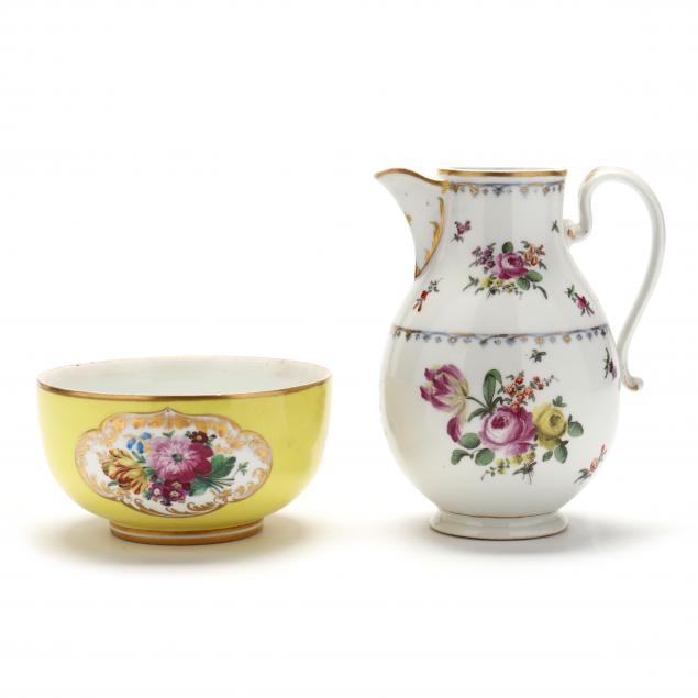 royal-vienna-porcelain-bowl-and-milk-jug
