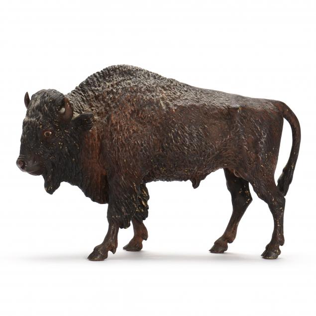 austrian-cold-painted-bronze-bison