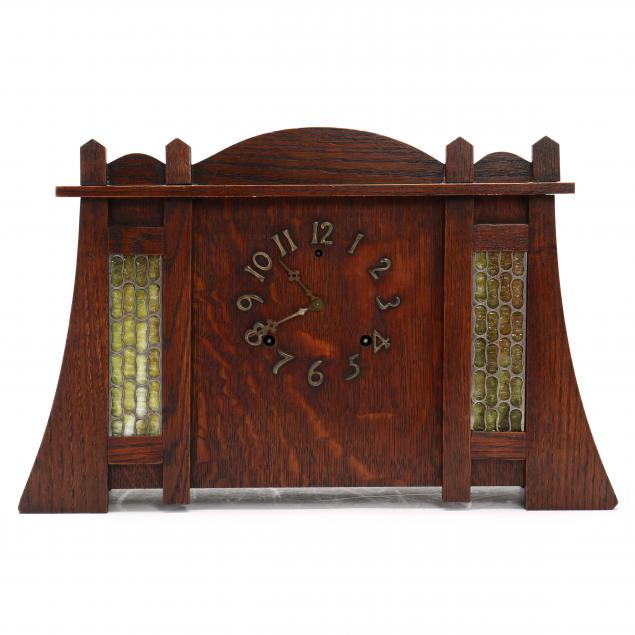 willam-gilbert-clock-co-arts-crafts-mantle-clock