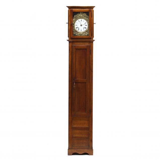 french-provincial-cherry-tall-case-clock