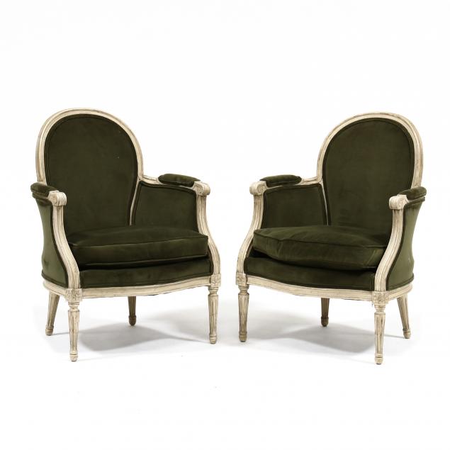 pair-of-louis-xvi-style-carved-and-painted-bergere