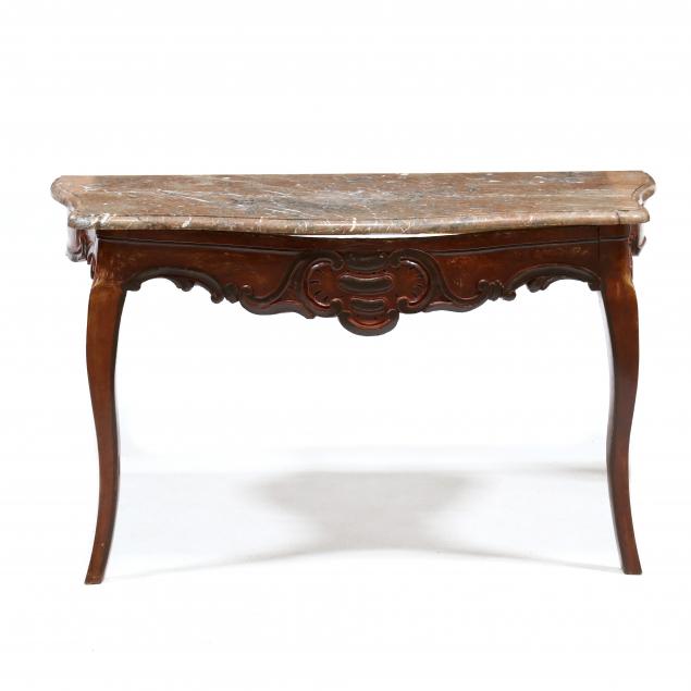 italianate-marble-top-painted-console-table