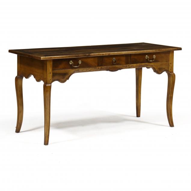 french-provincial-custom-three-drawer-console-table