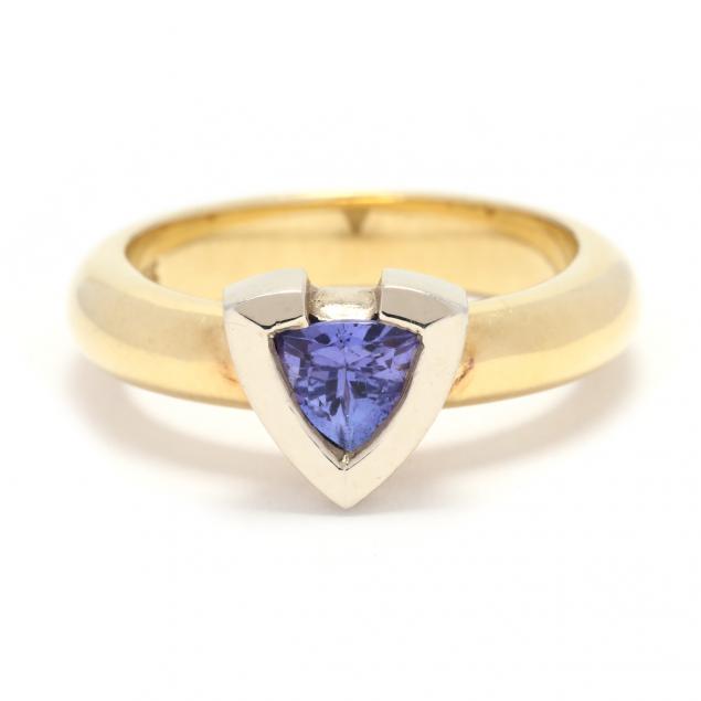 bi-color-gold-and-tanzanite-ring
