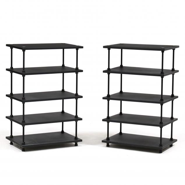 pair-of-audio-racks