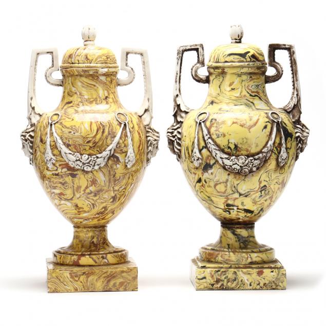 pair-of-italian-glazed-aptware-covered-urns