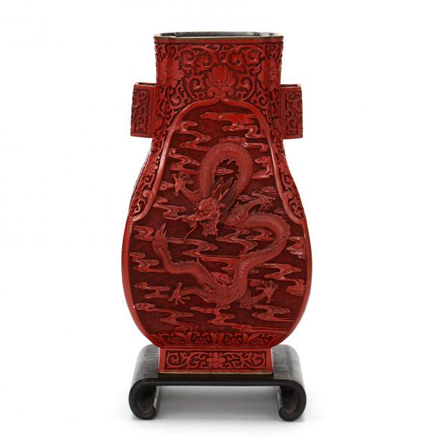 a-chinese-red-cinnabar-lacquer-style-i-hu-i-vase