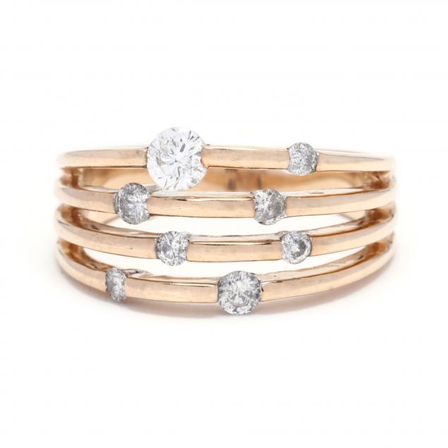 gold-and-diamond-set-multi-row-band