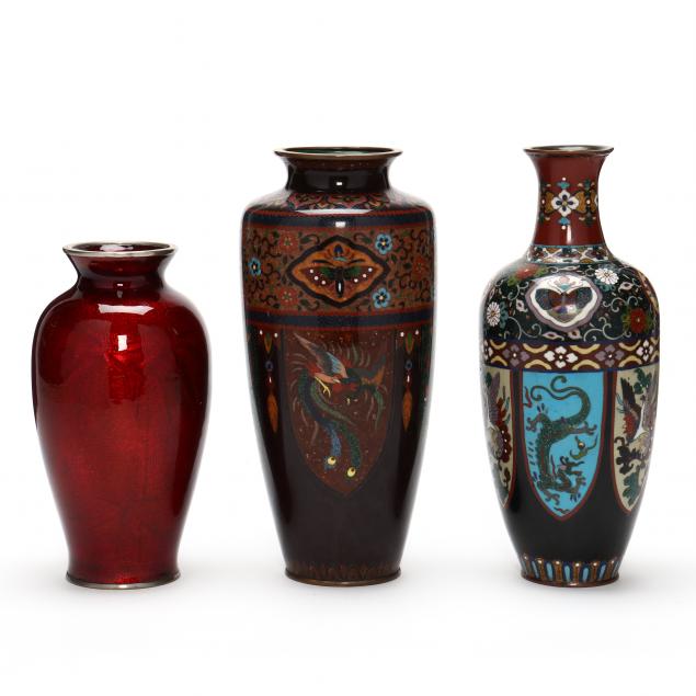 a-collection-of-three-japanese-cloisonne-vases