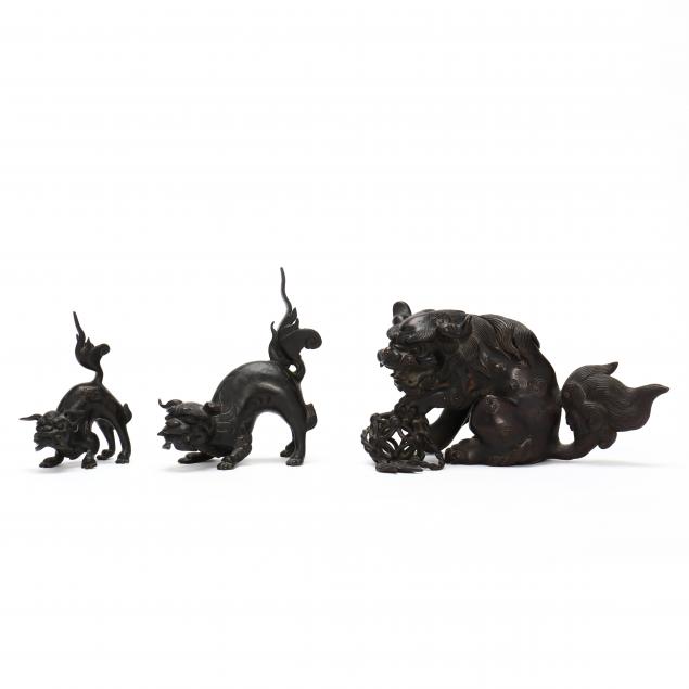a-japanese-bronze-foo-lion-group