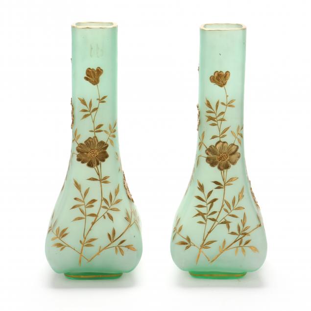 attributed-to-mont-joye-pair-of-tall-gilt-satin-glass-vases