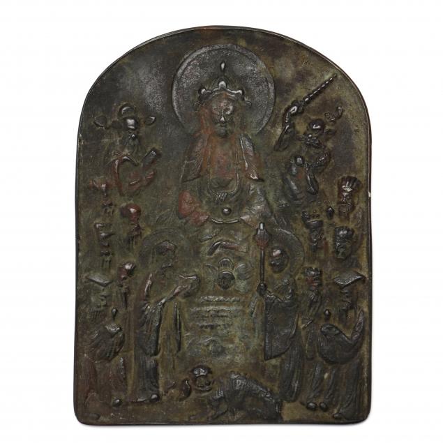 a-chinese-bronze-buddhist-plaque
