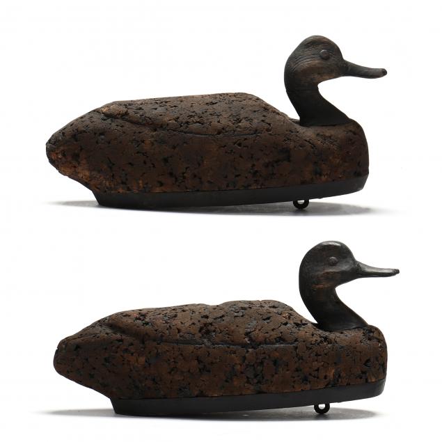 capt-josiah-josh-franklin-travers-md-1900-1965-black-duck-pair